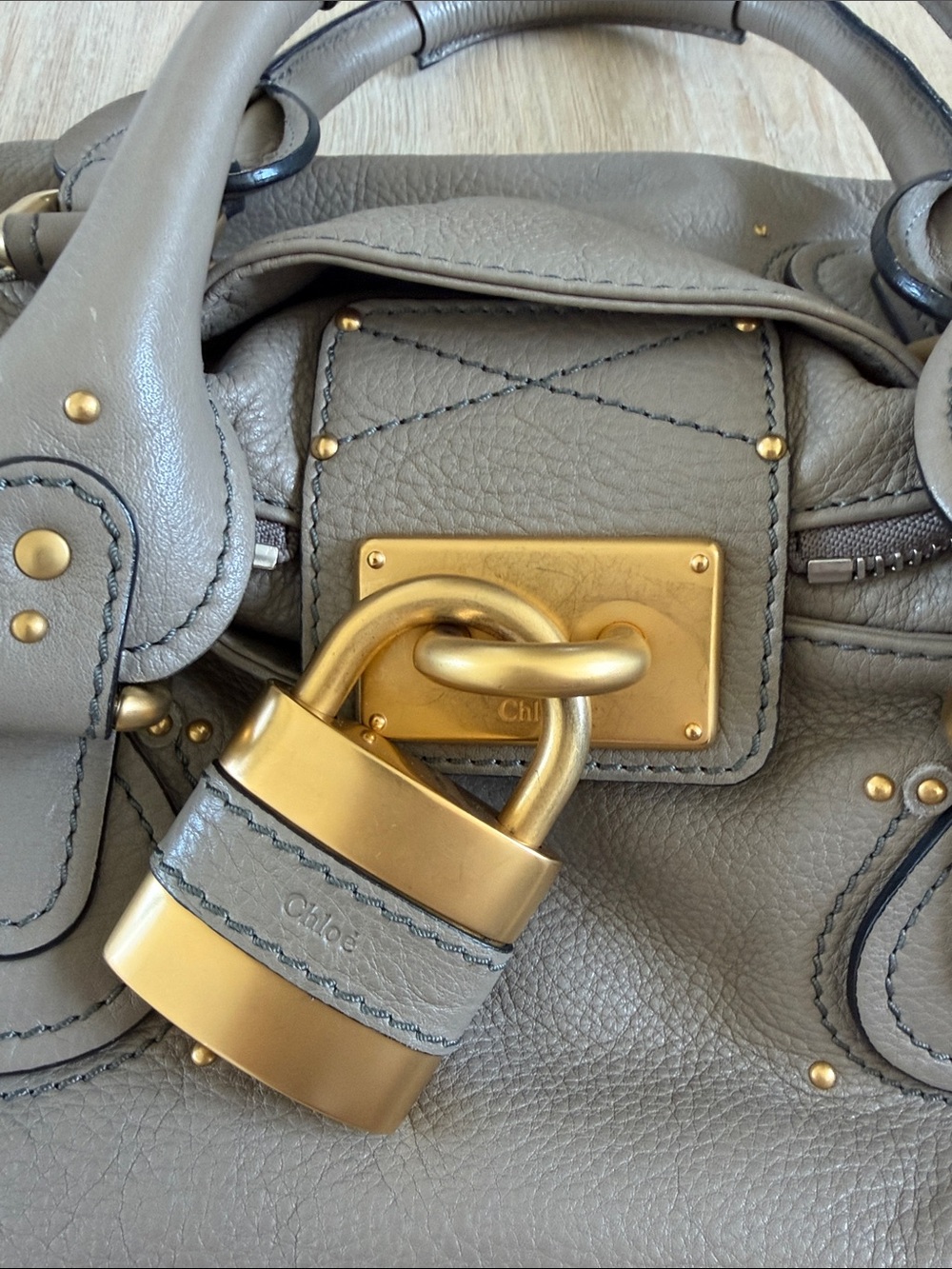 Chloe leather paddington bag medium - Picture 2 of 4